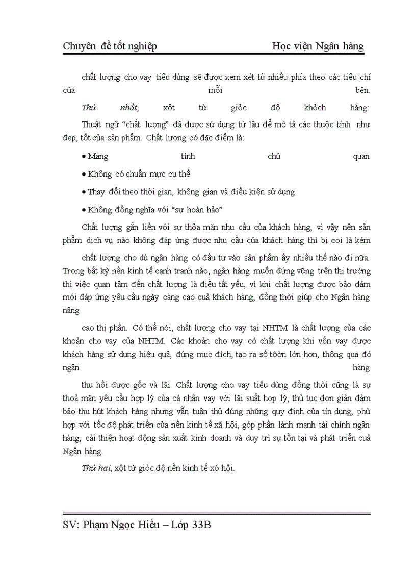 image for page Giải pháp nâng cao chất lượng cho vay tiêu dùng tại ngân hàng thương mại cổ phần các doanh nghiệp ngoài quốc doanh VPBank- Đông Đô