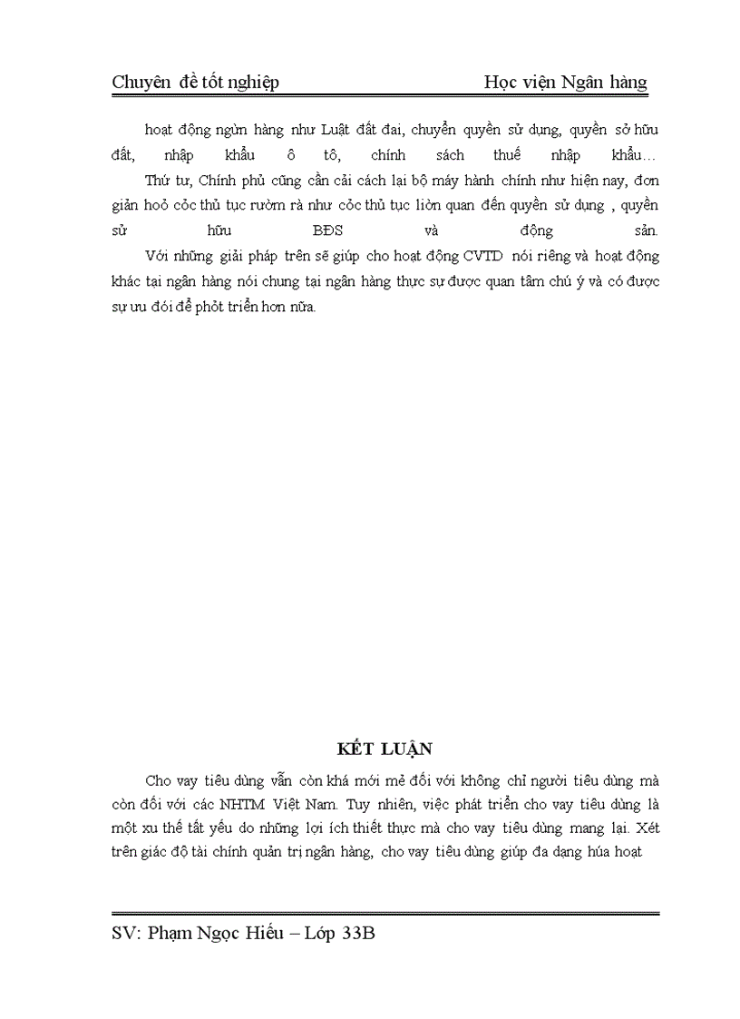 image for page Giải pháp nâng cao chất lượng cho vay tiêu dùng tại ngân hàng thương mại cổ phần các doanh nghiệp ngoài quốc doanh VPBank- Đông Đô