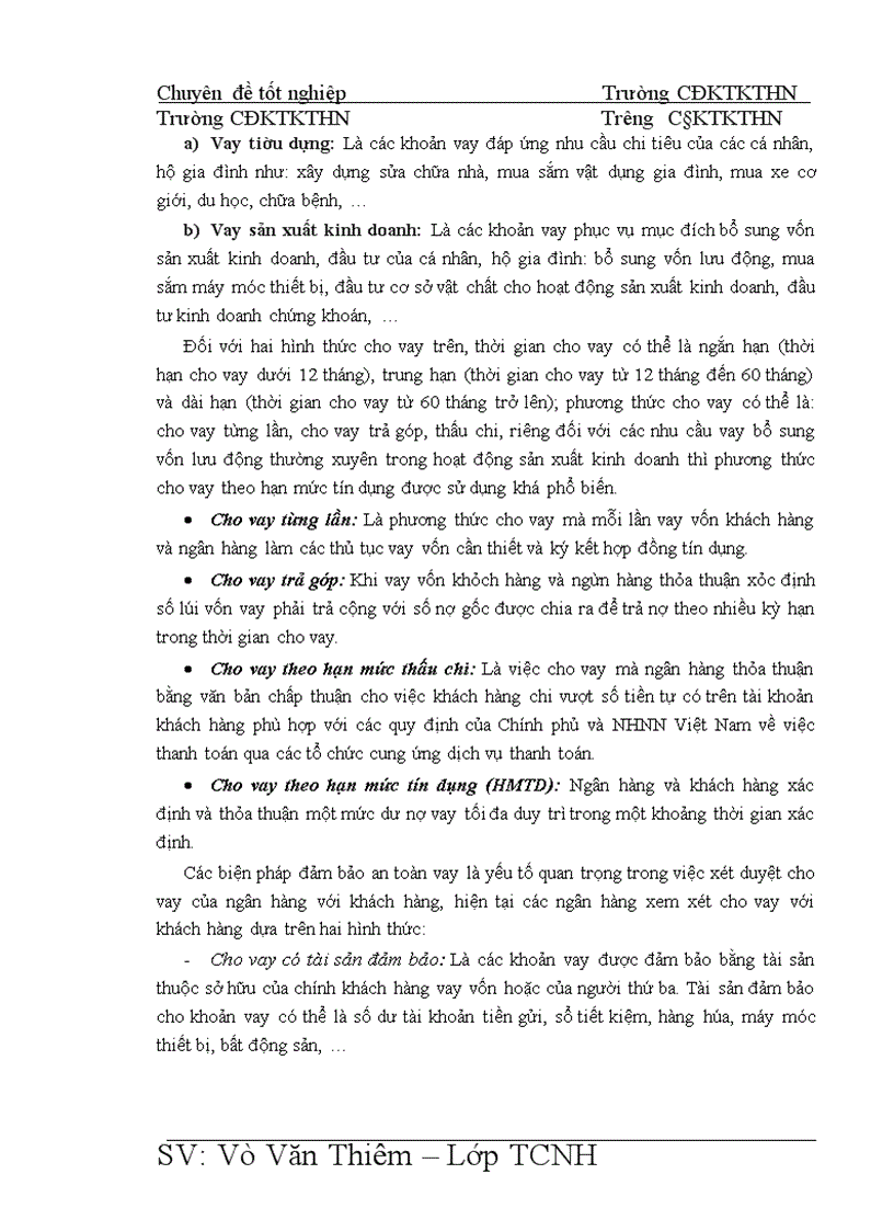 image for page Cho vay khách hàng cá nhân của Ngân hàng thương mại