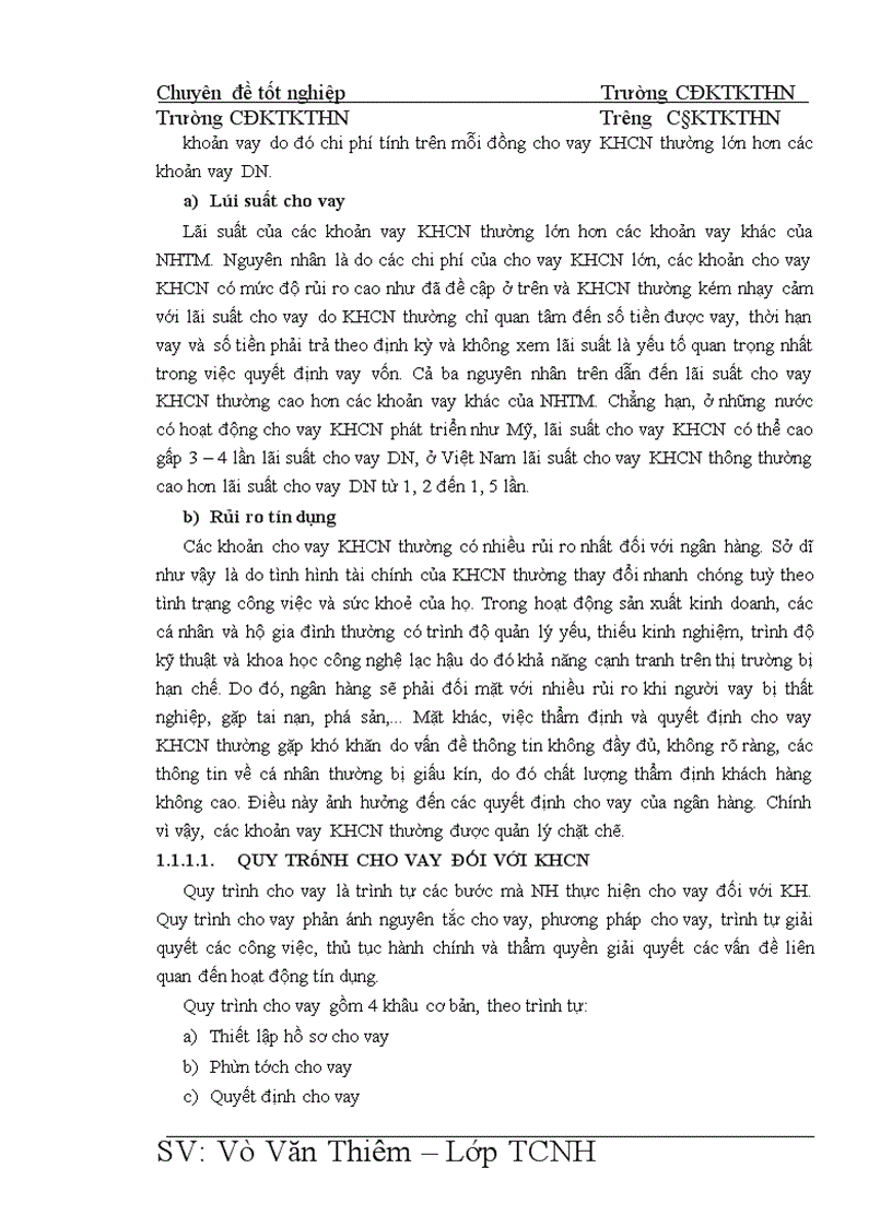 image for page Cho vay khách hàng cá nhân của Ngân hàng thương mại