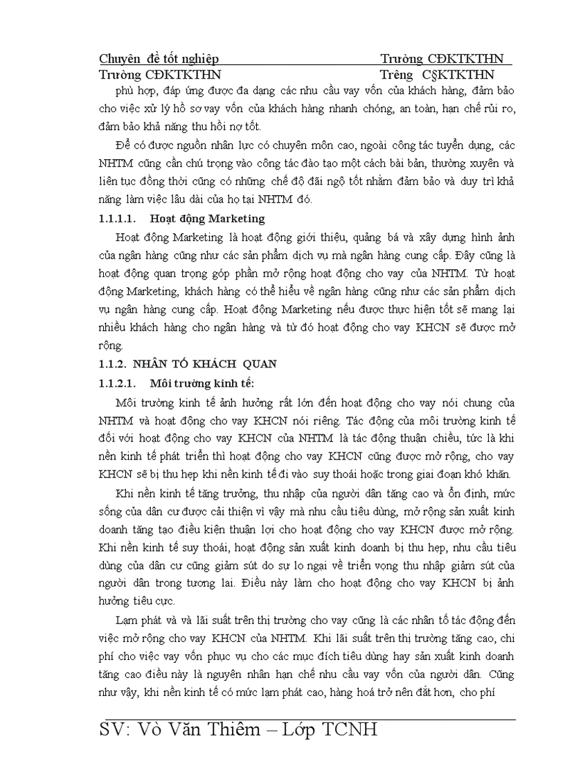 image for page Cho vay khách hàng cá nhân của Ngân hàng thương mại