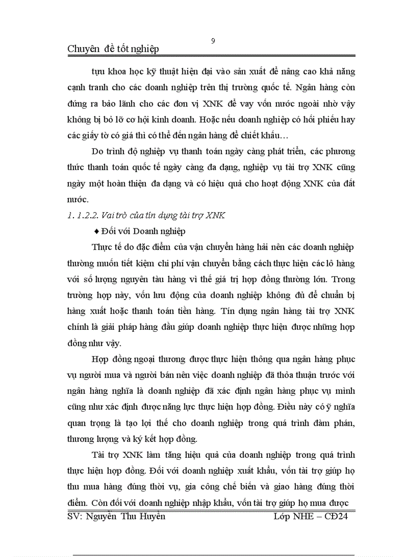 image for page Giải pháp mở rộng hoạt động tín dụng tài trợ xuất nhập khẩu tại Vietcombank chi nhánh Ba Đình