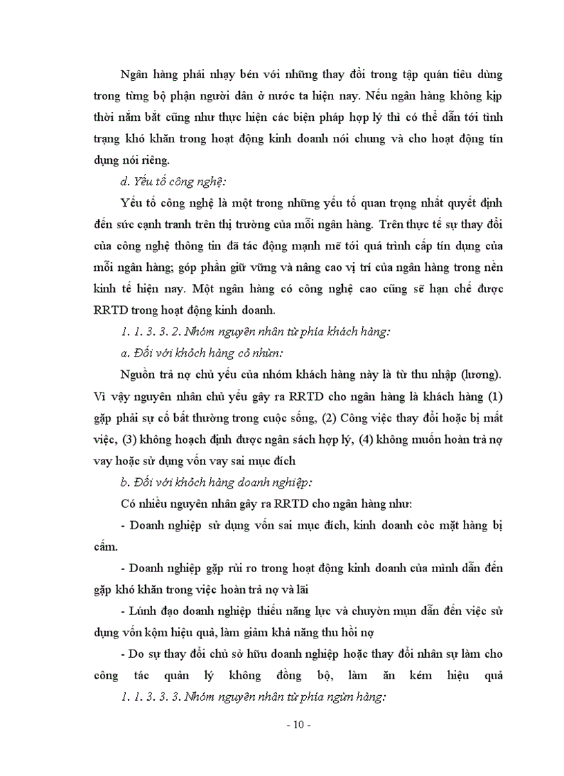 image for page Giải pháp phòng ngừa hạn chế rủi ro tín dụng trong hoạt động kinh doanh tại Ngân Hàng Công Thương Chi Nhánh Thanh Xuân