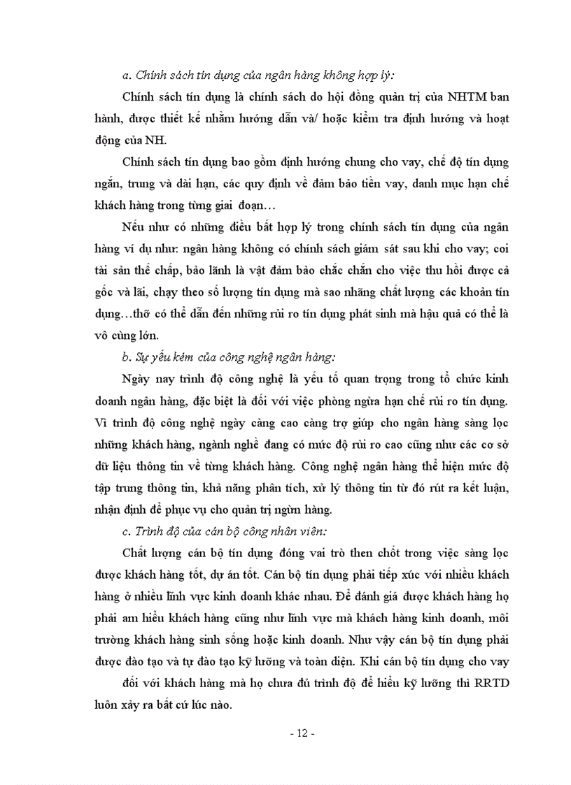 image for page Giải pháp phòng ngừa hạn chế rủi ro tín dụng trong hoạt động kinh doanh tại Ngân Hàng Công Thương Chi Nhánh Thanh Xuân