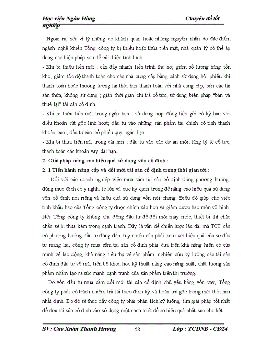 image for page Thực trạng và những giải pháp nhằm nâng cao hiệu quả sử dụng và huy động vốn tại Tổng công ty dung dịch khoan và hóa phẩm dầu khí DMC - CTCP