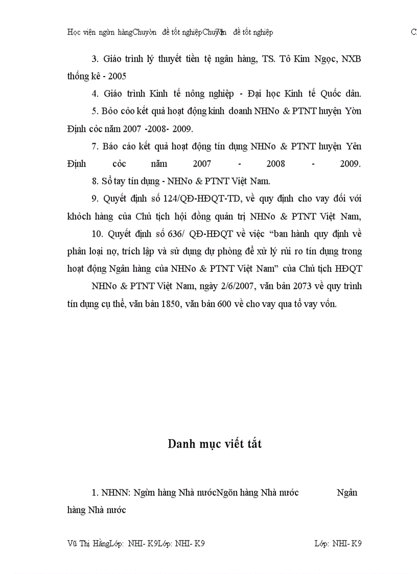 image for page Nâng cao hiệu quả cho vay hộ sản xuất tại Chi nhánh NHNo & PTNT huyện Yên Định – Thanh Hóa