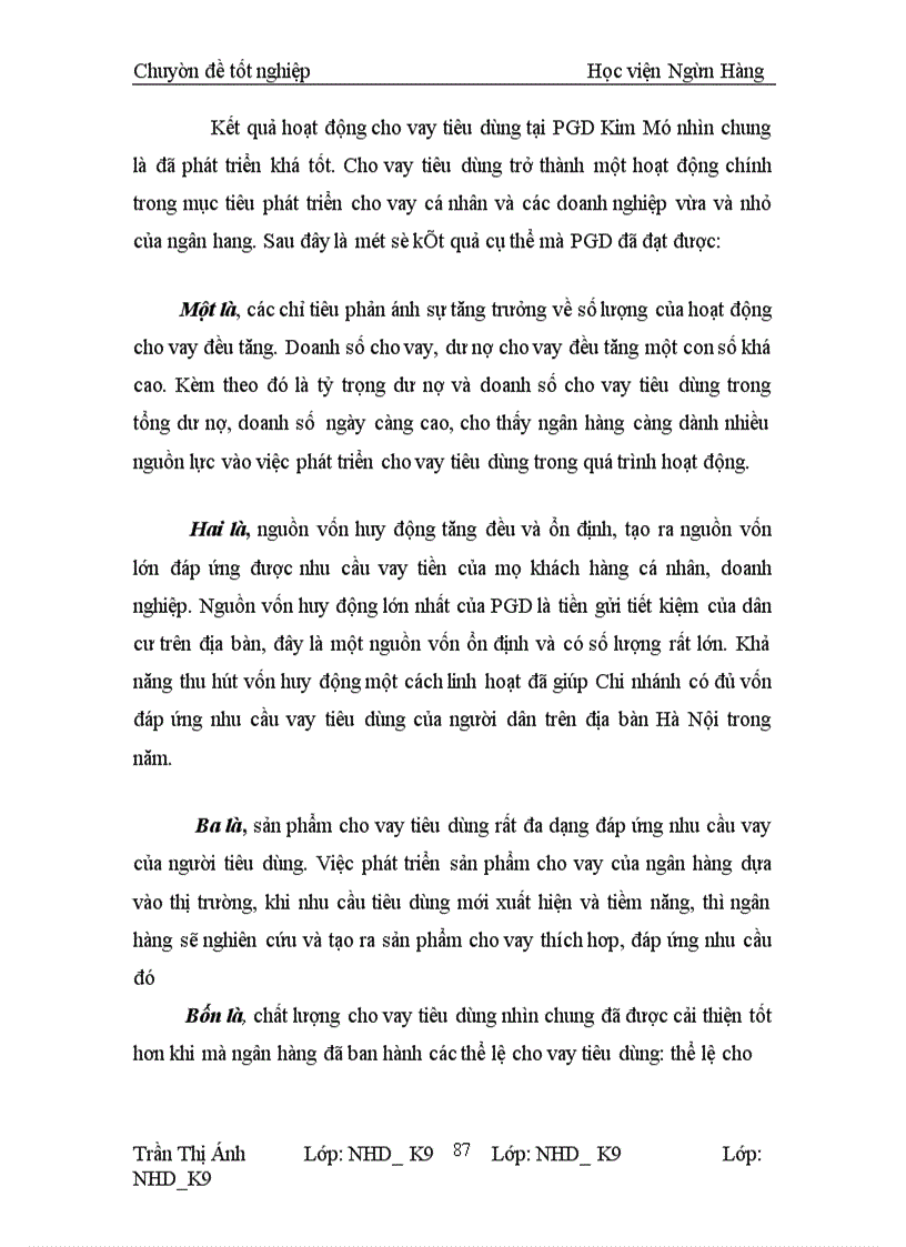 image for page Thực trạng và giải pháp cho vay tiêu dùng tại ngân hàng thương mại cổ phần SHB, chi nhánh hà nội – phòng giao dịch kim mã