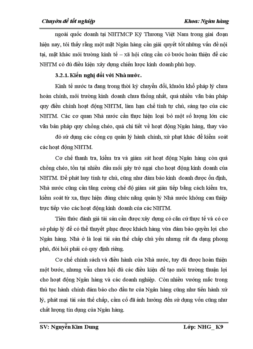 image for page Giải pháp hoàn thiện các hình thức bảo đảm trong cho vay với kinh tế ngoài quốc doanh tại Ngân hàng TMCP Kỹ Thương Việt Nam