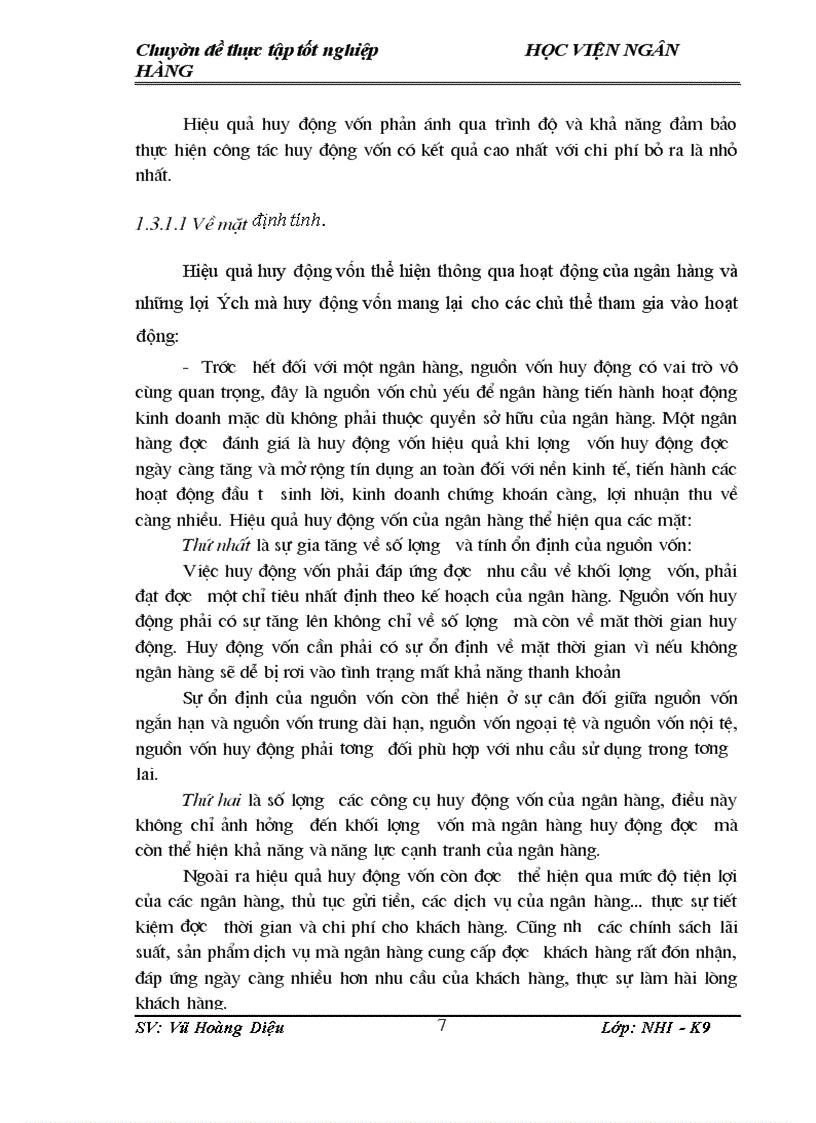 image for page Giải pháp nhằm nâng cao hiệu quả huy động vốn tại Ngân hàng thương mại cổ phần ngoại thương Vietcombank - Chi nhánh