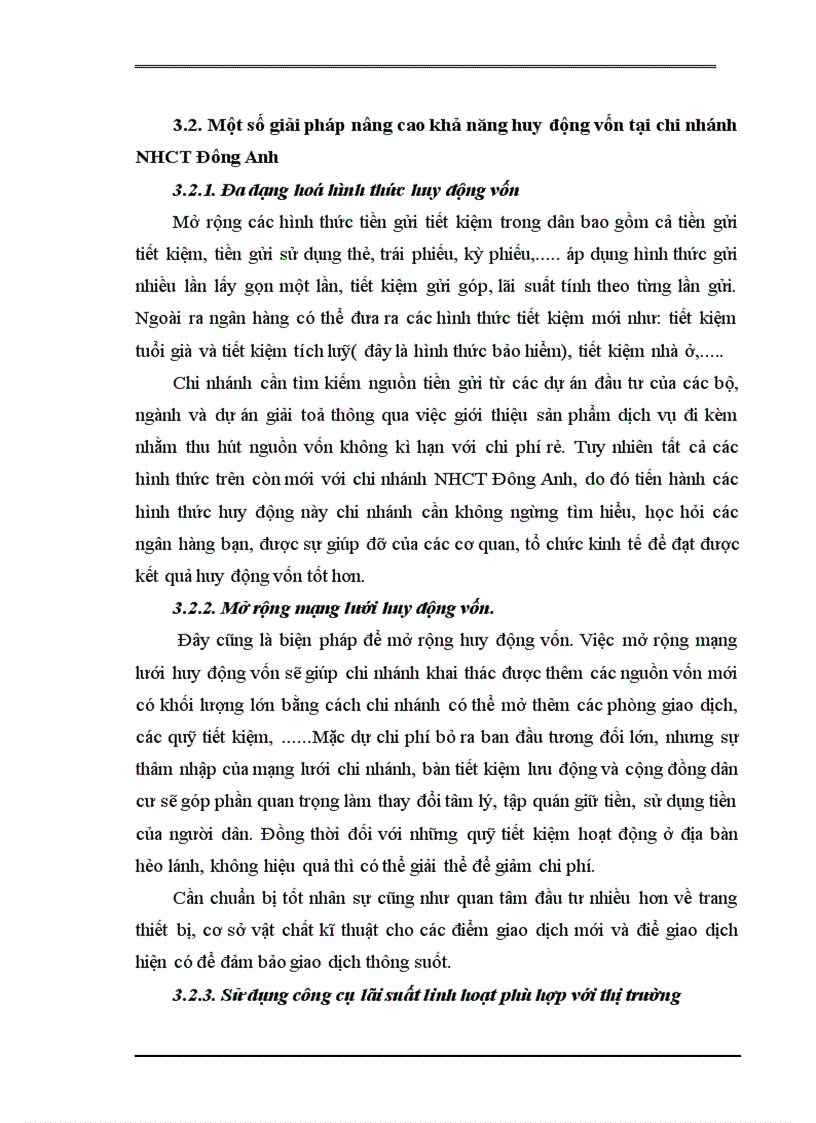 image for page Một số giải pháp nâng cao khả năng huy động vốn tại chi nhánh NHCT Đông Anh