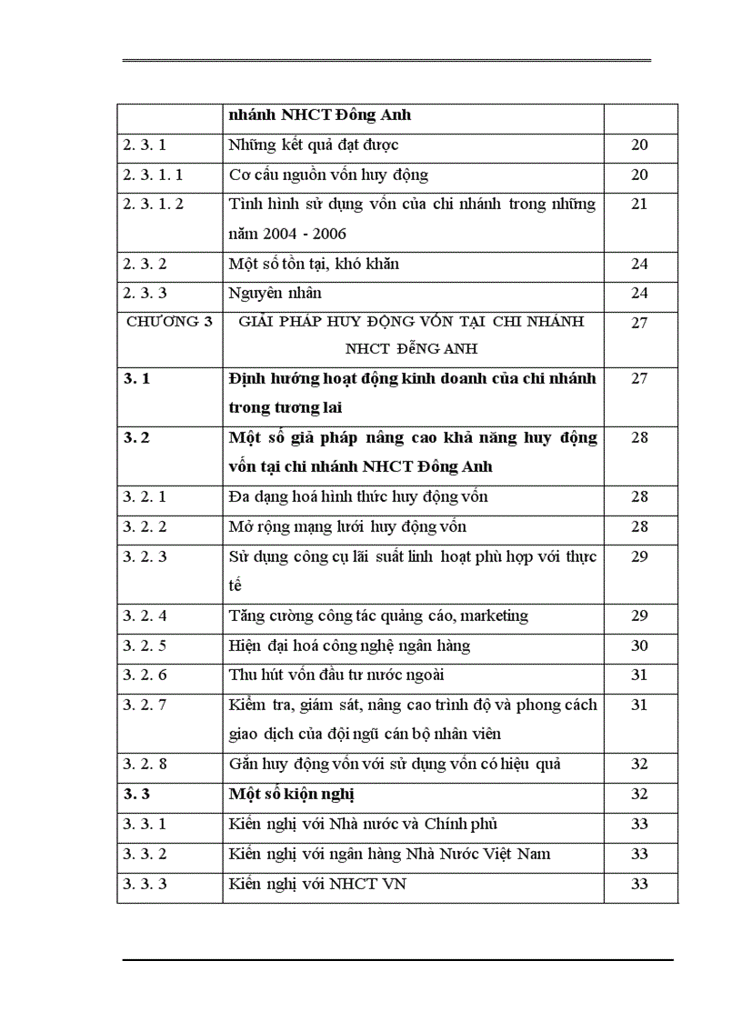 image for page Một số giải pháp nâng cao khả năng huy động vốn tại chi nhánh NHCT Đông Anh