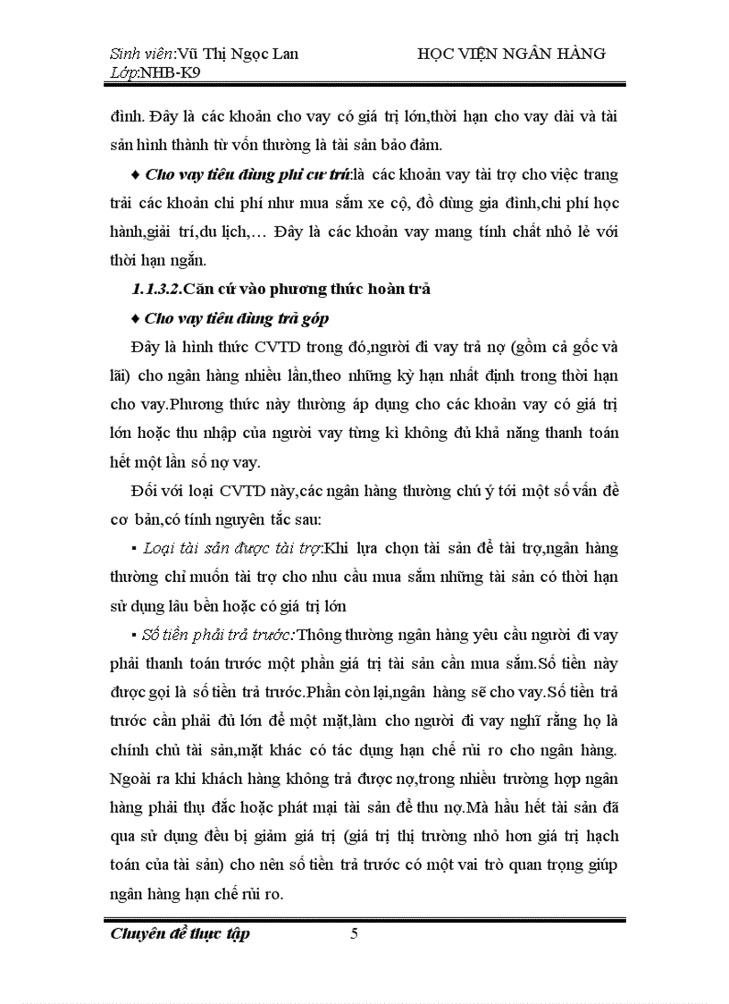 image for page Mở rộng cho vay tiêu dùng tại Sở giao dịch Ngân hàng thương mại cổ phần Ngoại thương Việt Nam