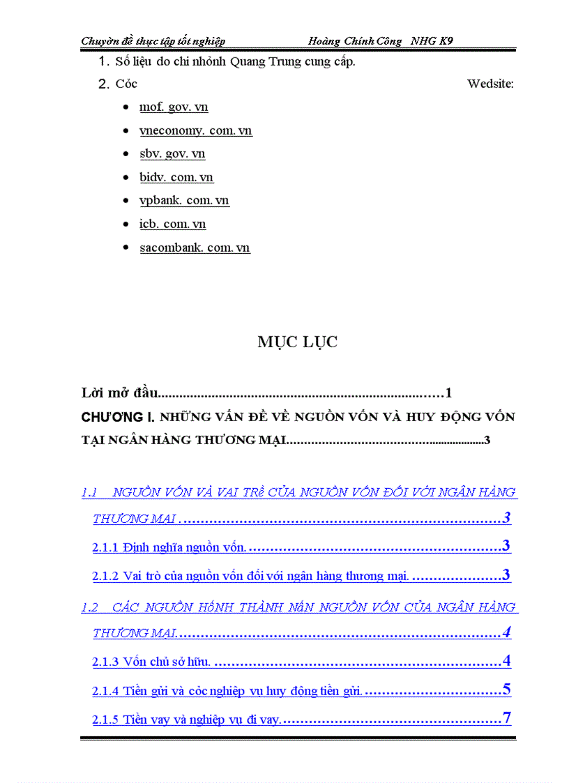 image for page Giải pháp nâng cao hiệu quả huy động vốn tại Ngân hàng Đầu tư và Phát triển Việt Nam chi nhánh Quang Trung