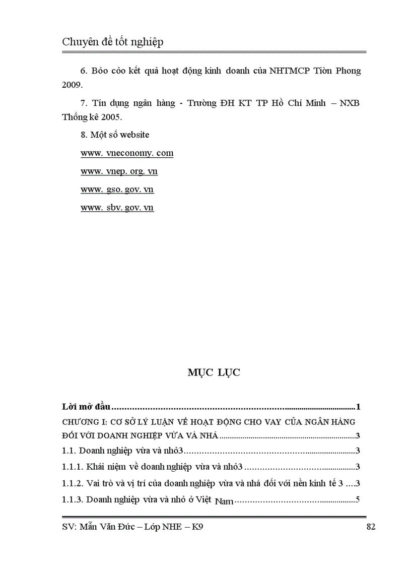 image for page Nâng cao hiệu quả cho vay doanh nghiệp vừa và nhỏ tại Ngân hàng TMCP Tiên Phong