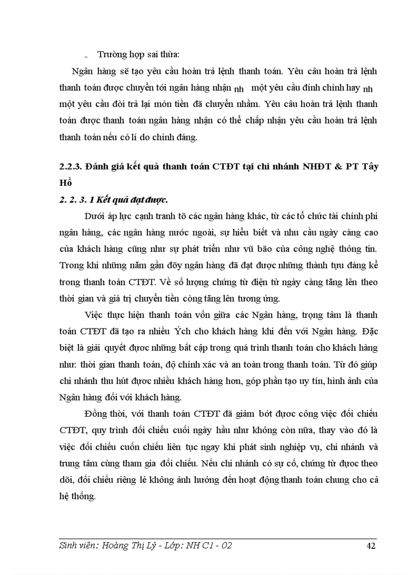 image for page Giải pháp nhằm hoàn thiện nghiệp vụ thanh toán chuyển tiền điện tử tại NHĐT&PT Tây Hồ