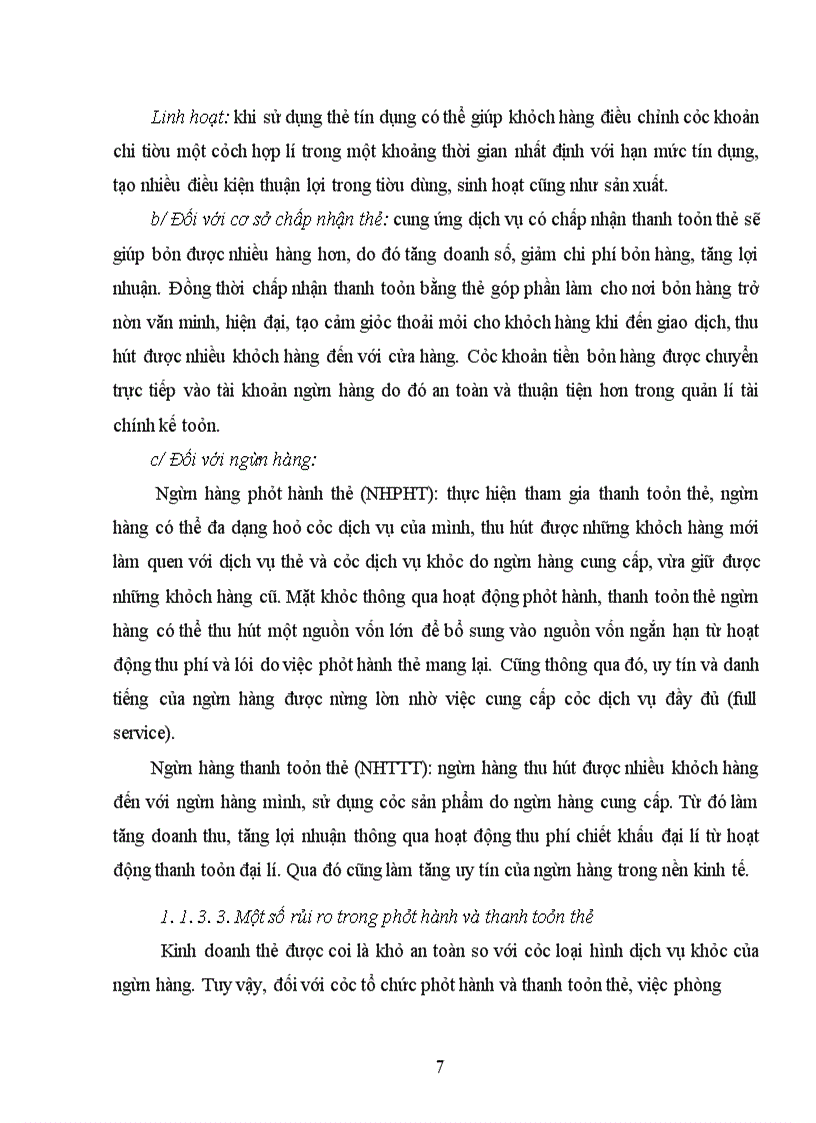 image for page Một sô giải pháp nhằm mở rộng nghiệp vụ phát hành và thanh toán thẻ tại NHTMCP Sài Sòn thương tín – chi nhánh thủ đô