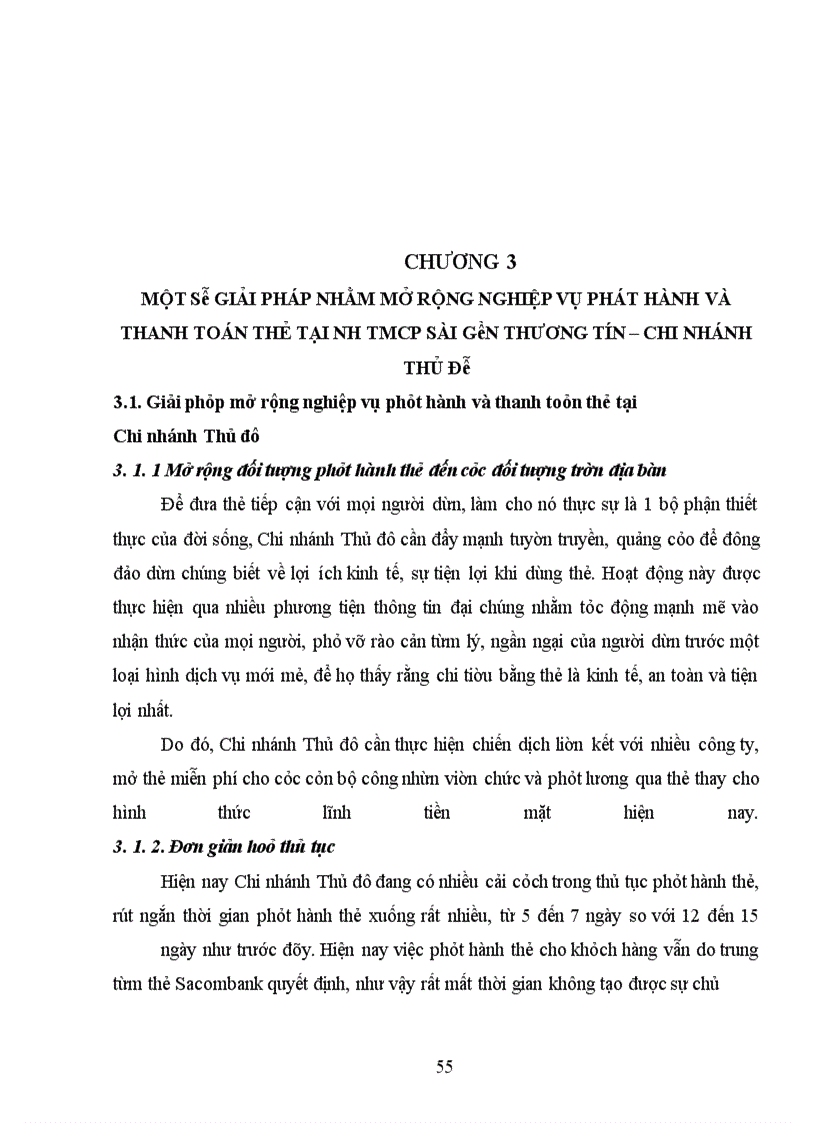image for page Một sô giải pháp nhằm mở rộng nghiệp vụ phát hành và thanh toán thẻ tại NHTMCP Sài Sòn thương tín – chi nhánh thủ đô