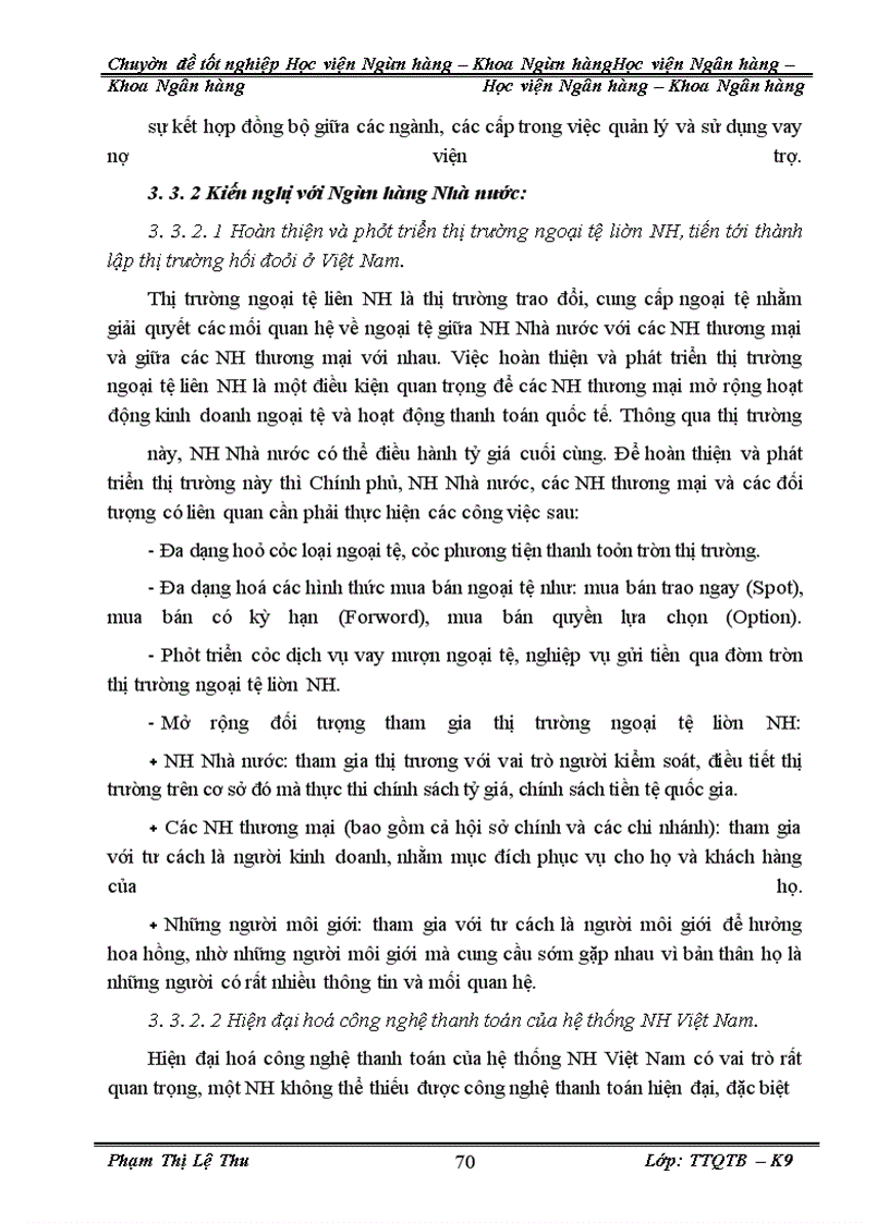 image for page Thực trạng và một số giải pháp phát triển Thanh toán quốc tế theo phương thức Tín dụng chứng từ tại Techcombank Thăng Long
