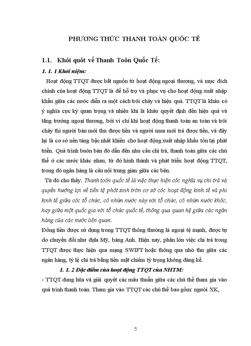 Giải pháp nâng cao hiệu quả của các phương thức thanh toán quốc tế tại Ngân hàng TMCP xuất nhập khẩu Việt Nam chi nhánh Hà Nội