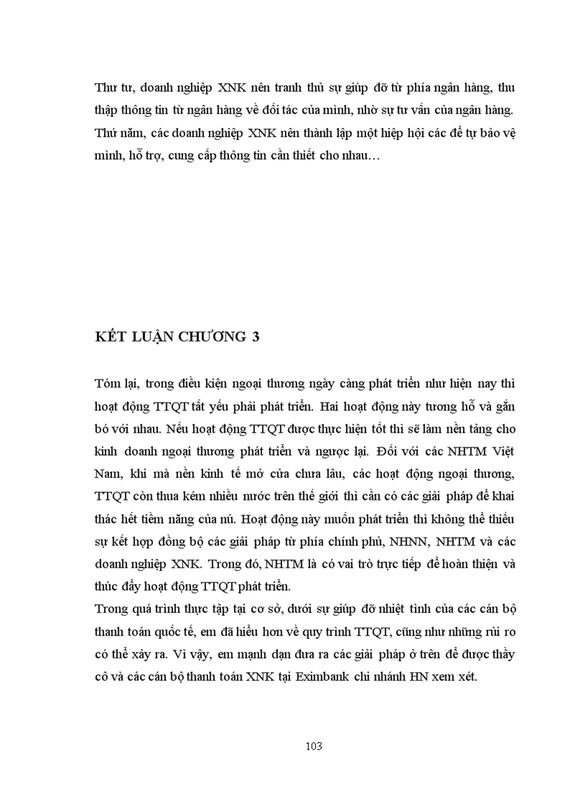 image for page Giải pháp nâng cao hiệu quả của các phương thức thanh toán quốc tế tại Ngân hàng TMCP xuất nhập khẩu Việt Nam chi nhánh Hà Nội