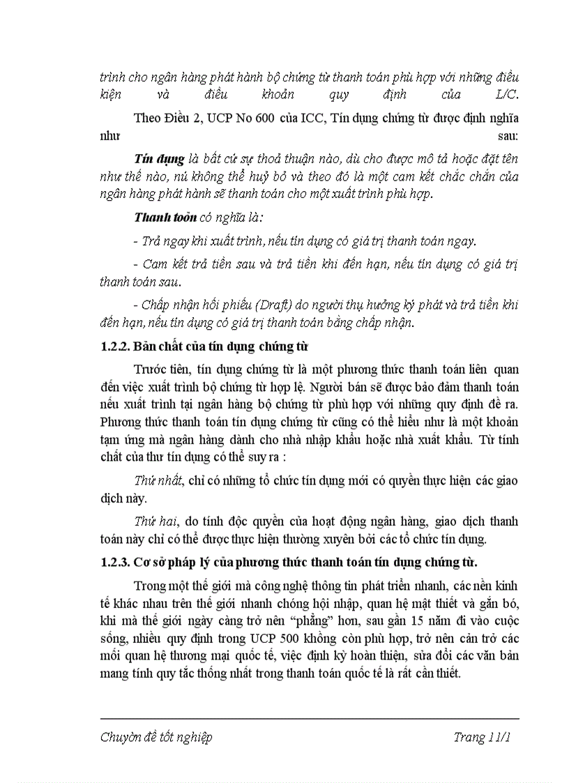 image for page Phương thức thanh toán L/C và giải pháp hạn chế rủi ro trong phương thức thanh toán L/C Ngân hàng NN&PTNT TP Ninh Bình