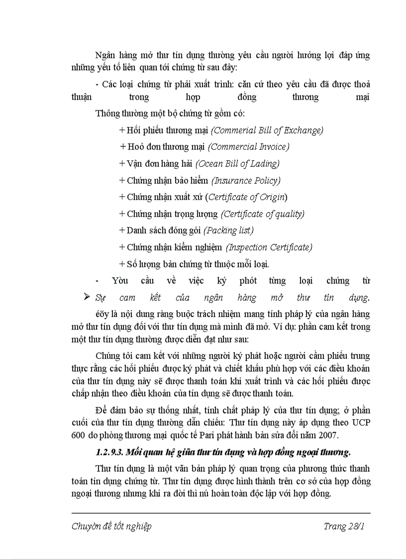 image for page Phương thức thanh toán L/C và giải pháp hạn chế rủi ro trong phương thức thanh toán L/C Ngân hàng NN&PTNT TP Ninh Bình