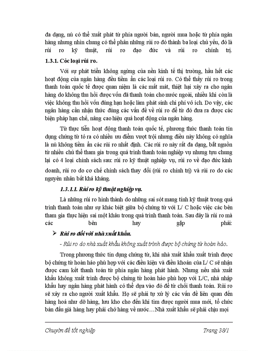 image for page Phương thức thanh toán L/C và giải pháp hạn chế rủi ro trong phương thức thanh toán L/C Ngân hàng NN&PTNT TP Ninh Bình