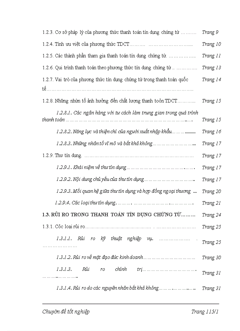 image for page Phương thức thanh toán L/C và giải pháp hạn chế rủi ro trong phương thức thanh toán L/C Ngân hàng NN&PTNT TP Ninh Bình