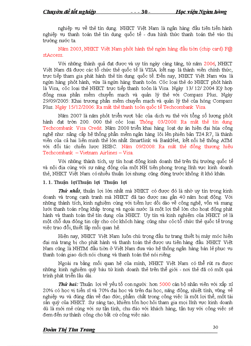 image for page Giải pháp nhằm thúc đầy nghiệp vụ phát hành và thanh toán thẻ tại Ngân Hàng thương mại cổ phần Kỹ Thương Việt Nam – Techcombank