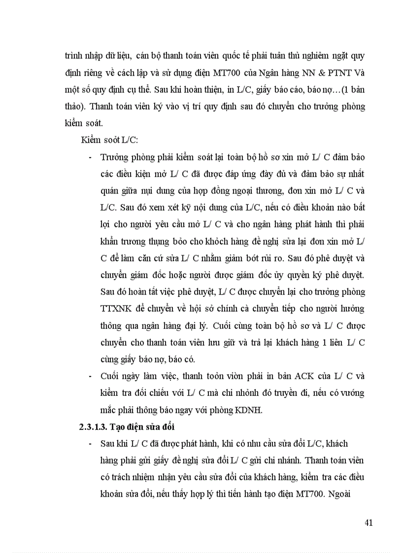 image for page Phát triển thanh toán hàng nhập khẩu bằng phương thức tín dụng chứng từ tại Ngân hàng NN&PTNT Hà Tây