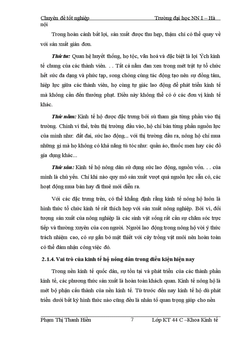 image for page Một số giải pháp chủ yếu nâng cao thu nhập cho hộ nông dân xã Phương Trung, huyện Thanh oai, tỉnh Hà Tây