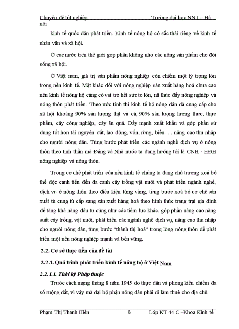 image for page Một số giải pháp chủ yếu nâng cao thu nhập cho hộ nông dân xã Phương Trung, huyện Thanh oai, tỉnh Hà Tây