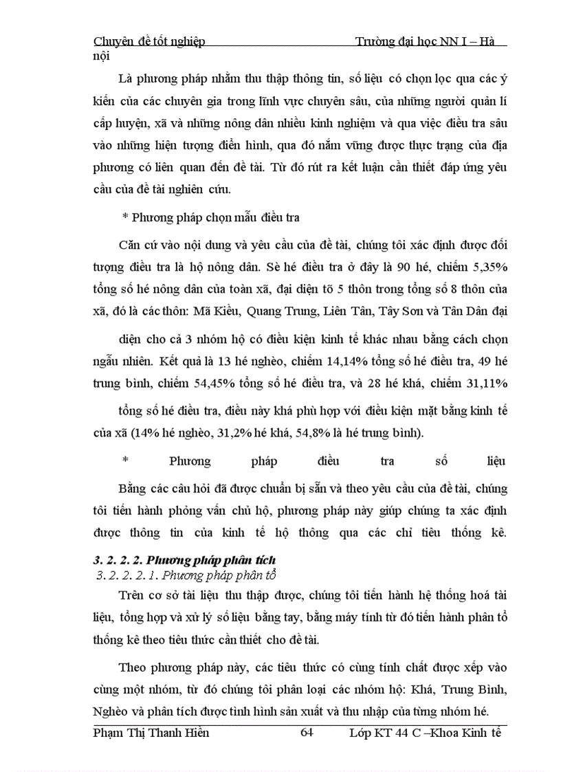 image for page Một số giải pháp chủ yếu nâng cao thu nhập cho hộ nông dân xã Phương Trung, huyện Thanh oai, tỉnh Hà Tây
