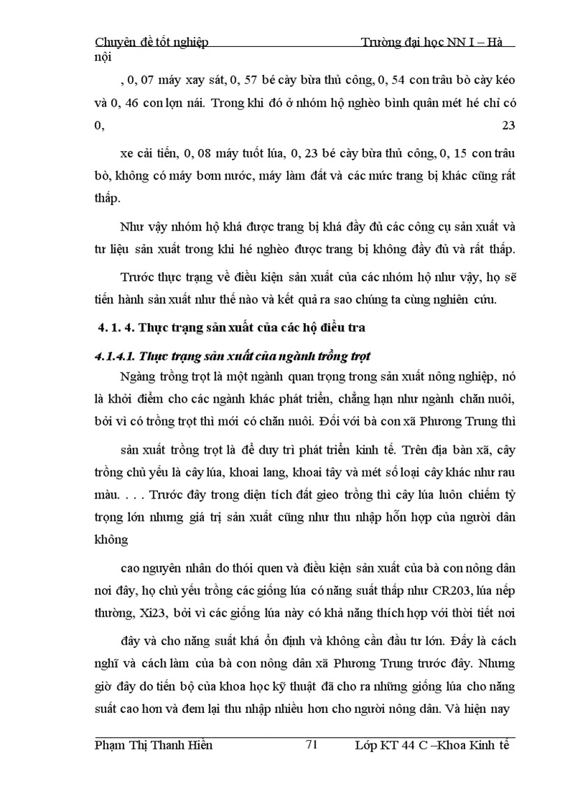 image for page Một số giải pháp chủ yếu nâng cao thu nhập cho hộ nông dân xã Phương Trung, huyện Thanh oai, tỉnh Hà Tây