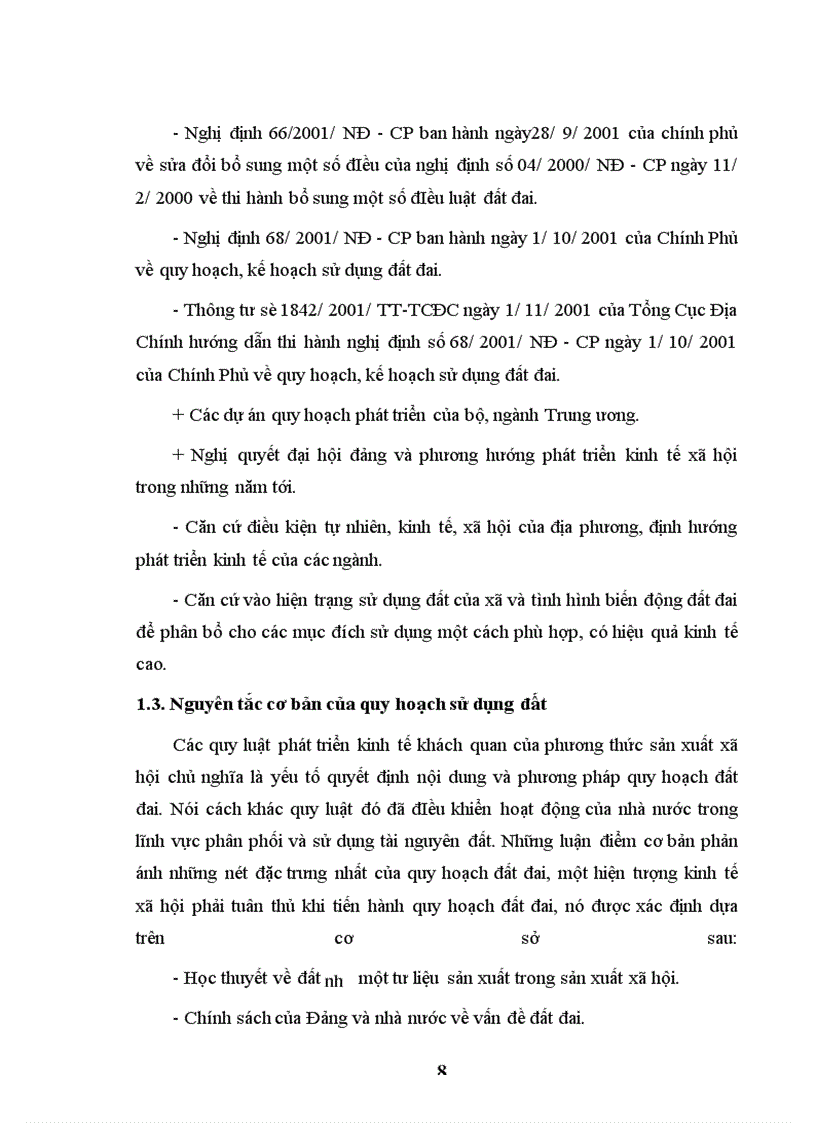 image for page Quy hoạch sử dụng đất đai xã Phú Thị giai đoan 2003 - 2010