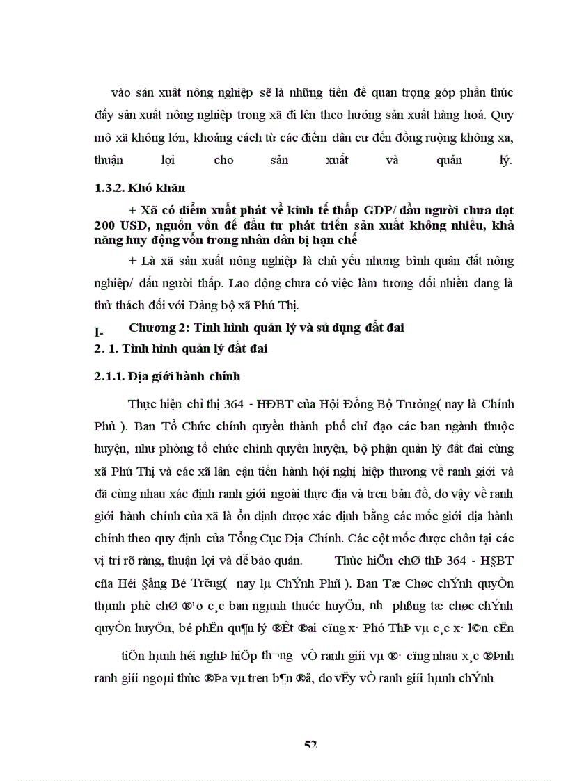 image for page Quy hoạch sử dụng đất đai xã Phú Thị giai đoan 2003 - 2010