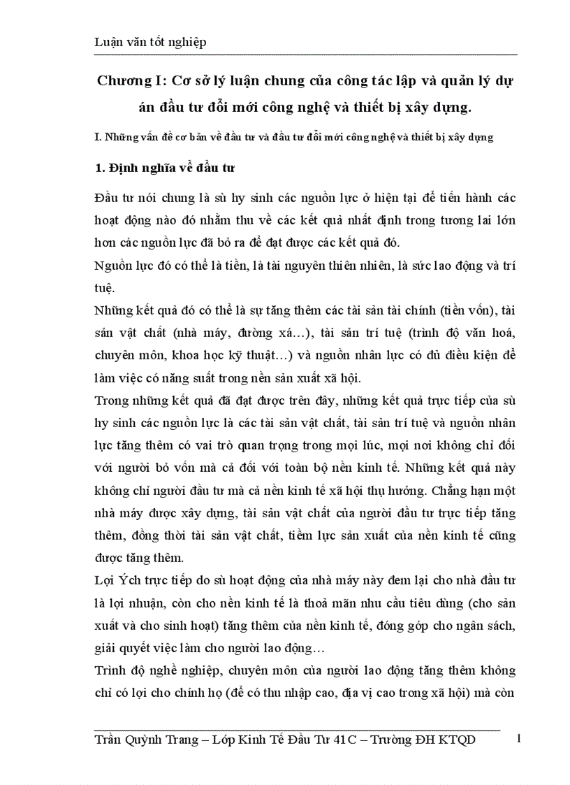 image for page Hoàn thiện công tác lập và quản lý dự án đầu tư đổi mới công nghệ và thiết bị xây dựng trong thời gian tới