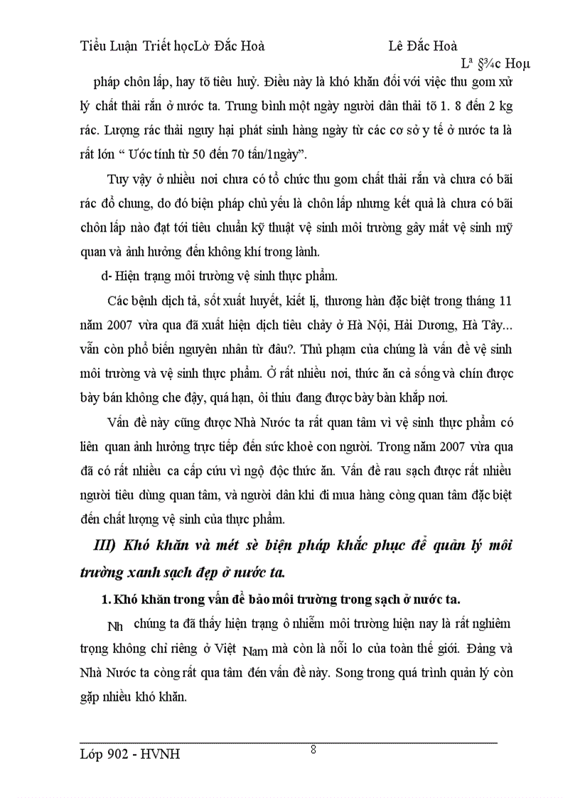 image for page Vận dụng cặp phạm trù “Nguyên nhân-Kết quả” để nói về vấn đề ô nhiễm môi trường ở nước ta và một số biện pháp tình trạng ô nhiễm môi trường nước ta hiện nay.