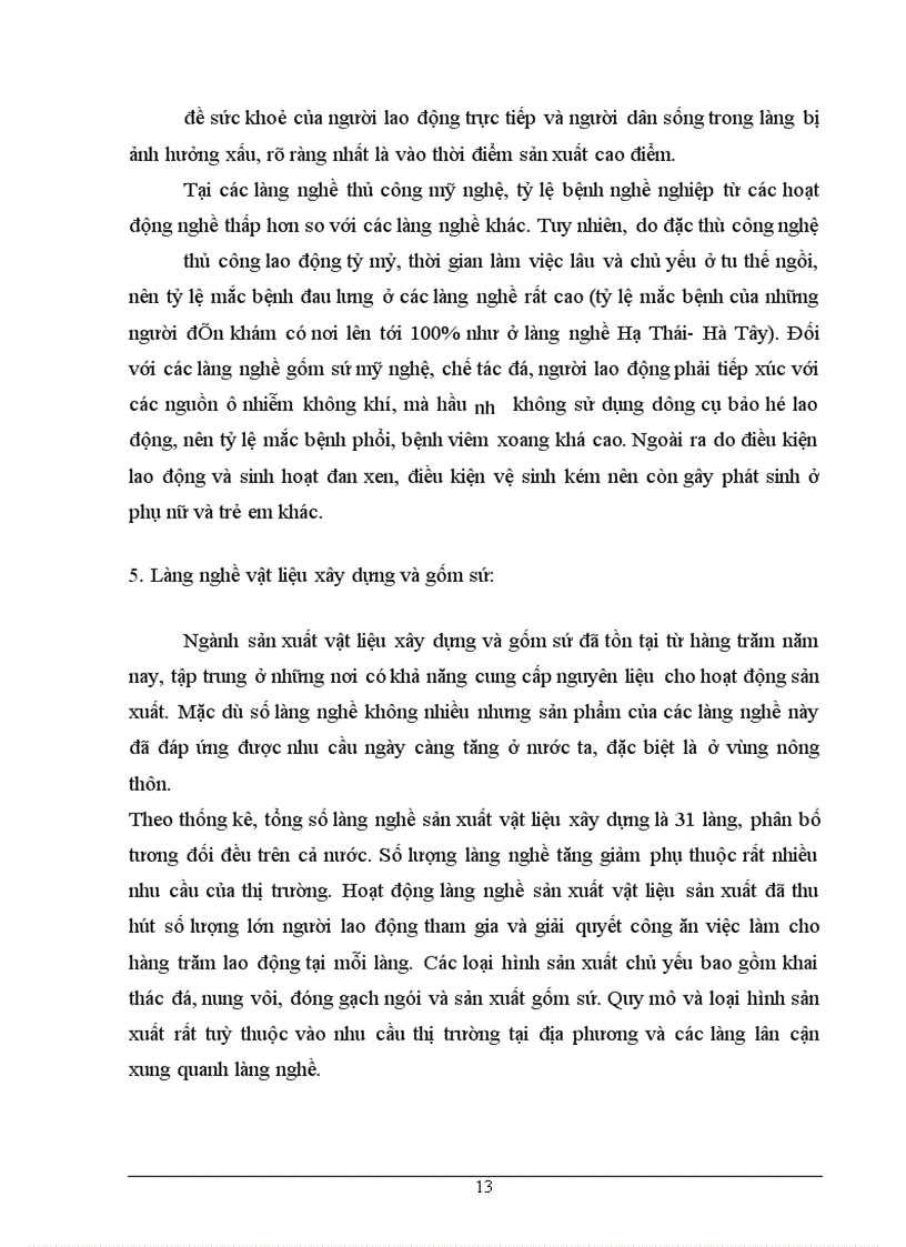 image for page Các vấn đề liên quan đến hoạt động sản xuất của các làng nghề và giải pháp cho những tác động tiêu cực đến môi trường hiện nay ở nước ta