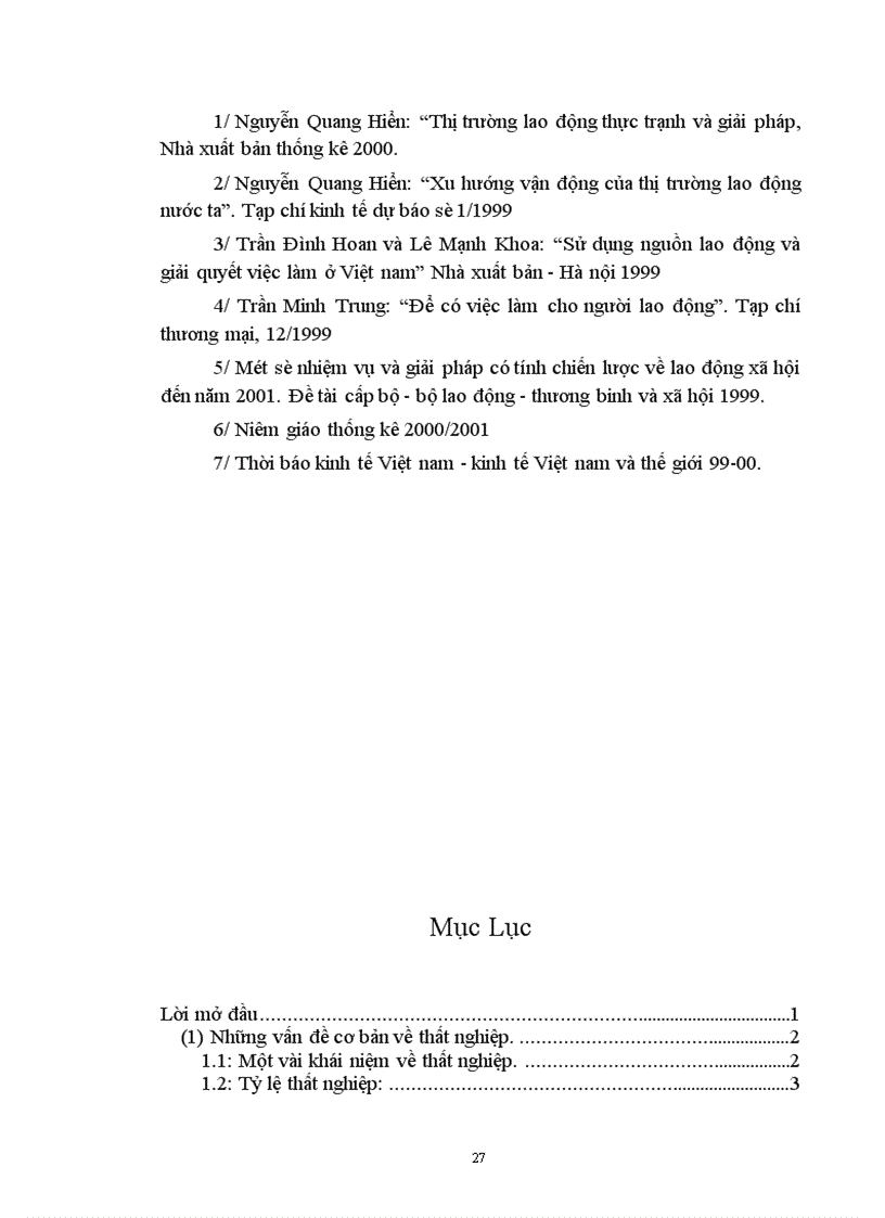 image for page Vấn đề thất nghiệp và việc làm của Việt Nam.