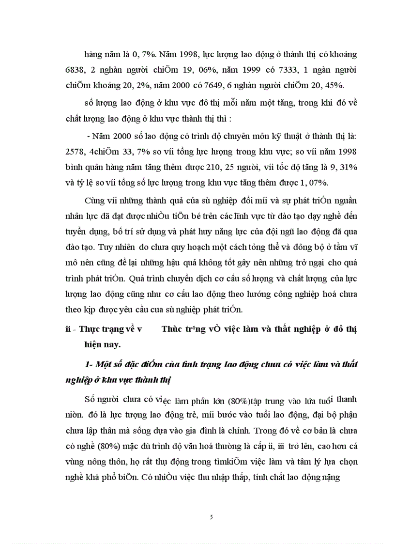 image for page Việc làm, thất nghiệp ở đô thị thực trạng và giải pháp.