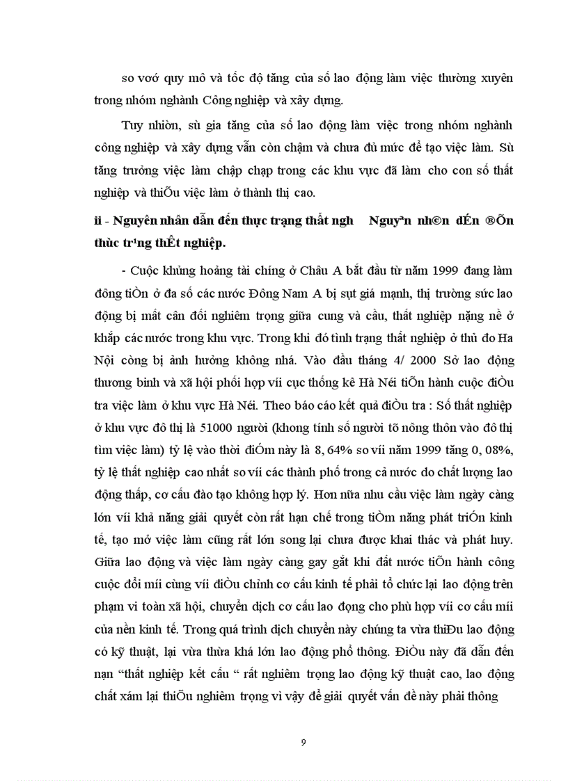 image for page Việc làm, thất nghiệp ở đô thị thực trạng và giải pháp.