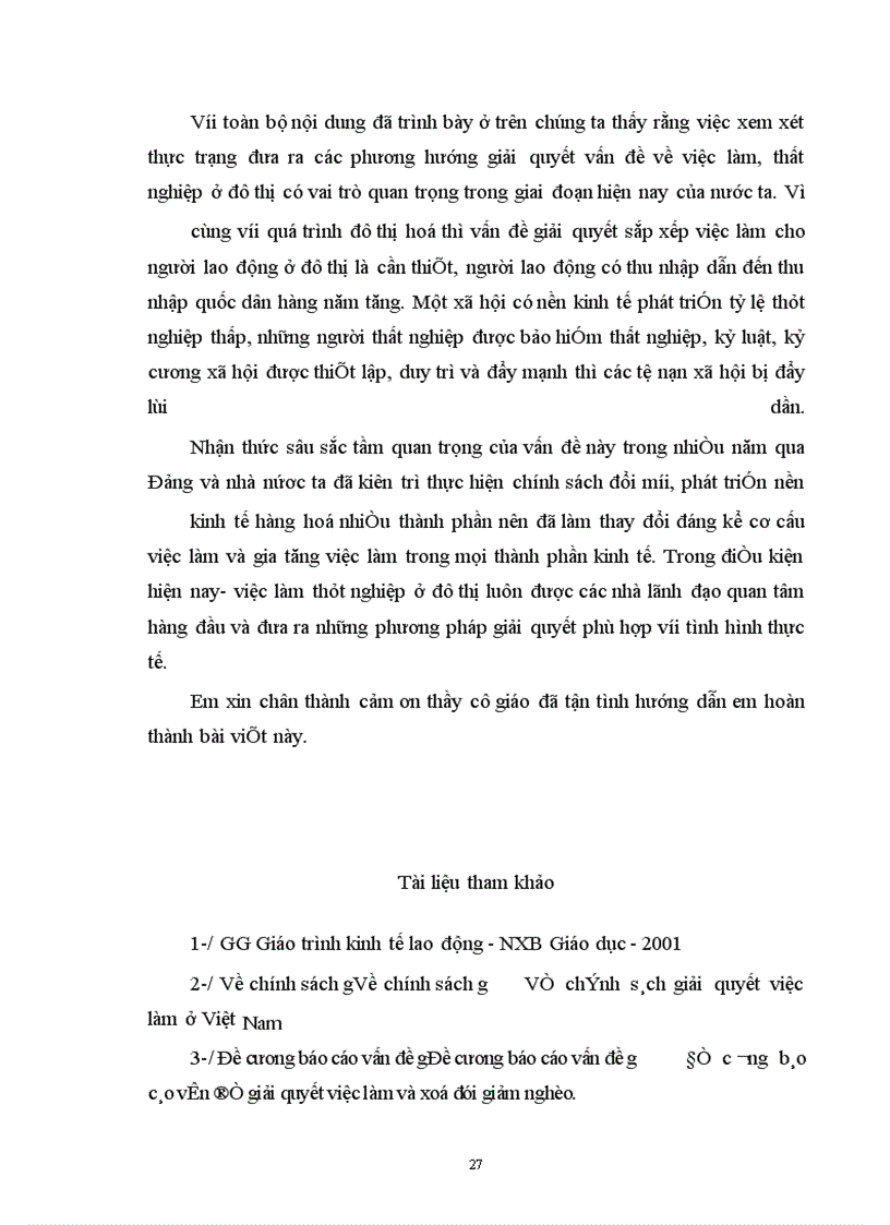 image for page Việc làm, thất nghiệp ở đô thị thực trạng và giải pháp.