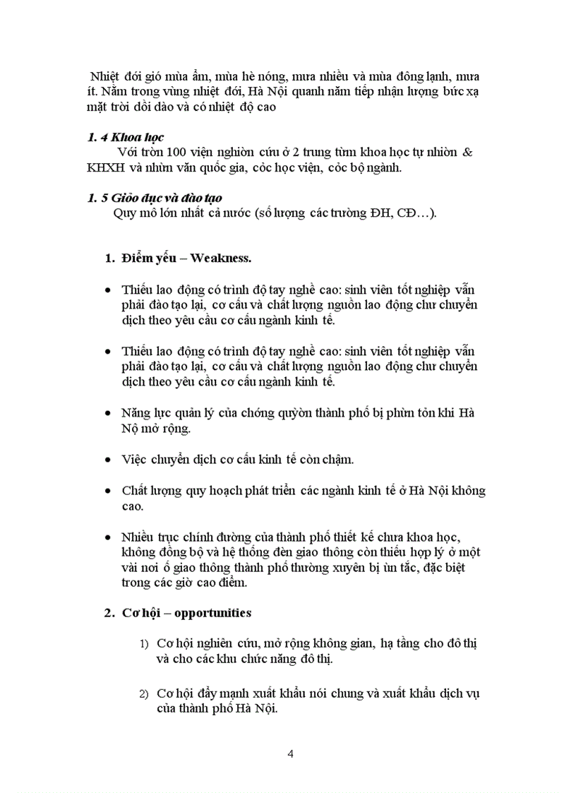 image for page Phân tích SWOT – Hà Nội