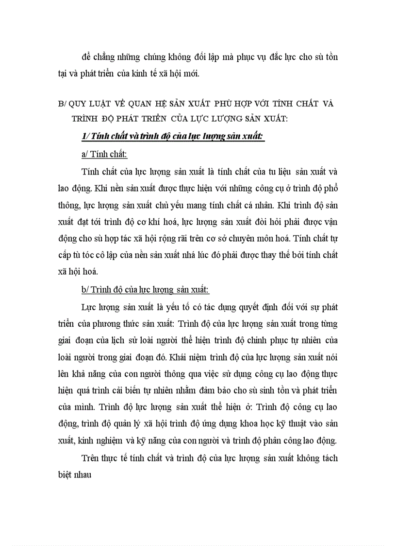 image for page Quy luật về quan hệ sản xuất phù hợp với tính chất và trình độ của lực lượng sản xuất