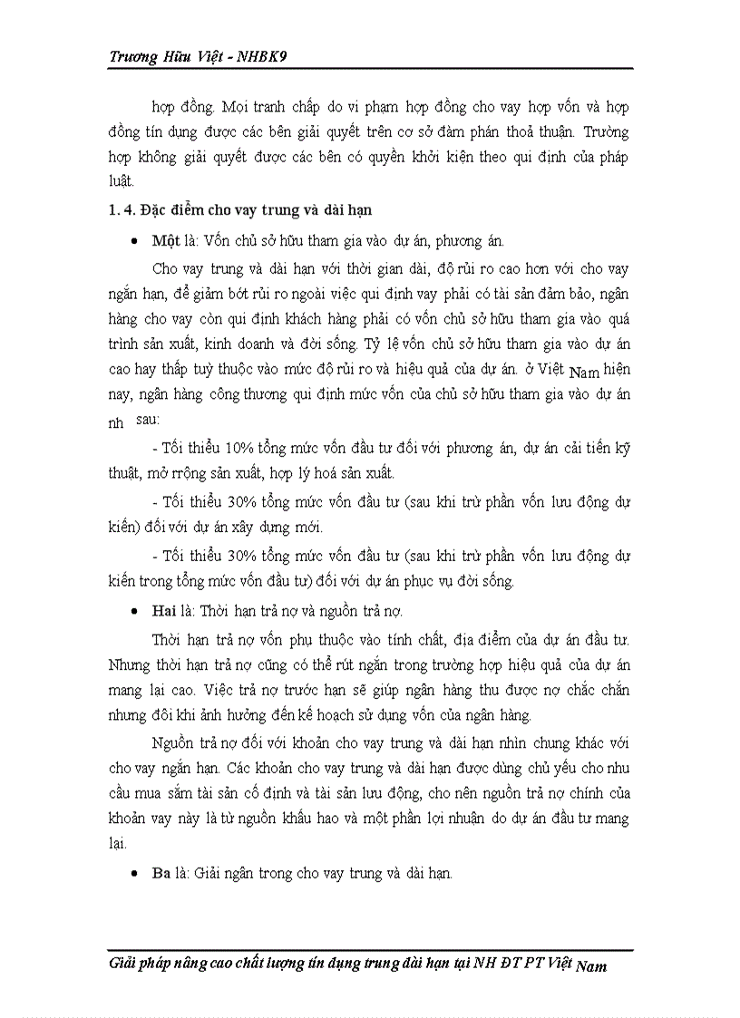 image for page Một số giải pháp nhằm mở rộng và nâng cao chất lượng tín dụng trung dài hạn tại ngân hàng Đầu tư và Phát triển Việt Nam