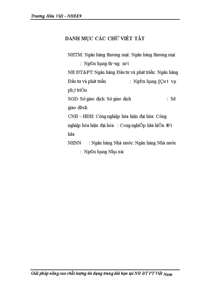 image for page Một số giải pháp nhằm mở rộng và nâng cao chất lượng tín dụng trung dài hạn tại ngân hàng Đầu tư và Phát triển Việt Nam