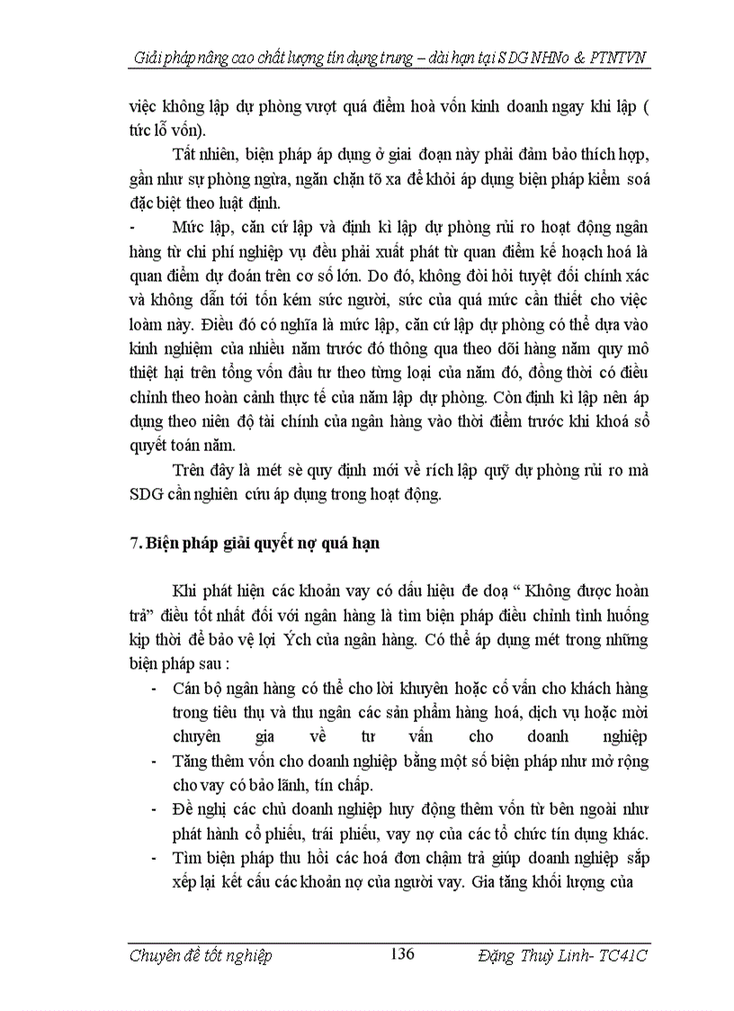 image for page Nâng cao chất lượng tín dụng trung & dài hạn tại SDG NHNo&PTNT