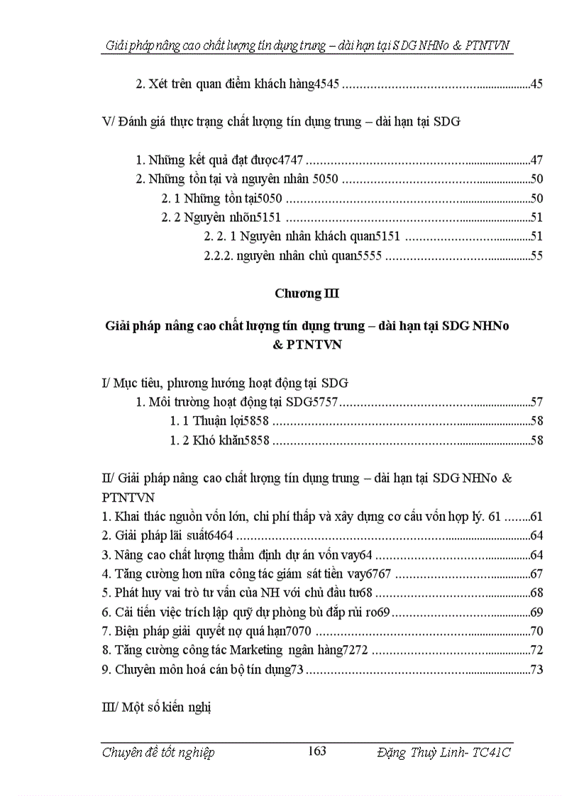 image for page Nâng cao chất lượng tín dụng trung & dài hạn tại SDG NHNo&PTNT