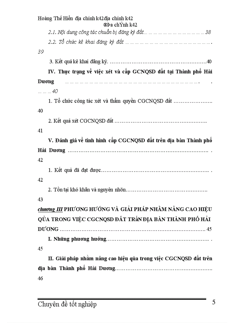 image for page Thực trạng và giải pháp nhằm thúc đẩy việc cấp giấy chứng nhận quyền sủ dụng đất trên địa bàn thành phố Hải Dương